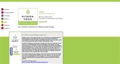 Desktop Screenshot of niyamayoga.com